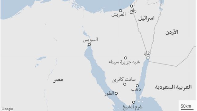 خريطة سيناء ، مواقع وحدود Unnamed File 167