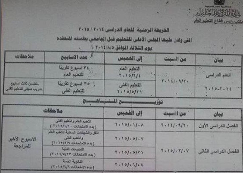 الاجازات الرسمية في مصر 2019 - تعرف علي الاجازات 11079 1