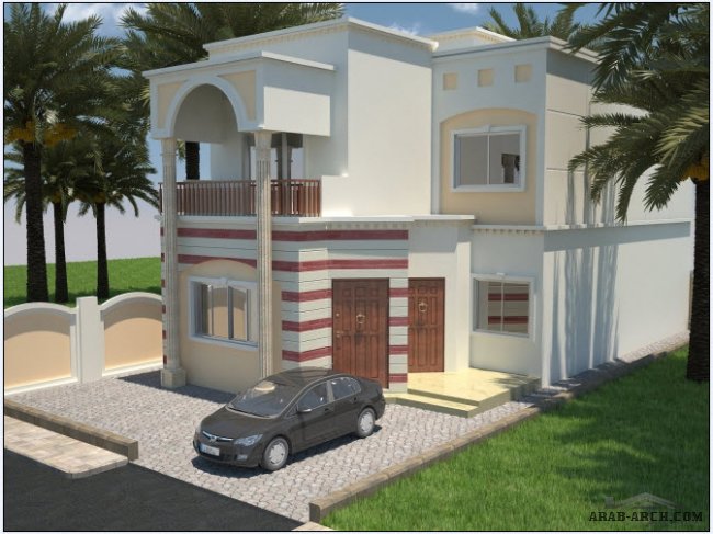 تصميم بيت صغير من دورين بيوتي