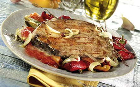 روع طباق السمك سمك التونة بالخضروات ، كيفية تحضير سمك التونة بالخضروات ، سمك التونة 162646.png