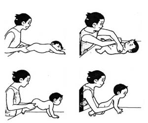 تمرينات للطفل من عمر شهرين - ستة اشهر