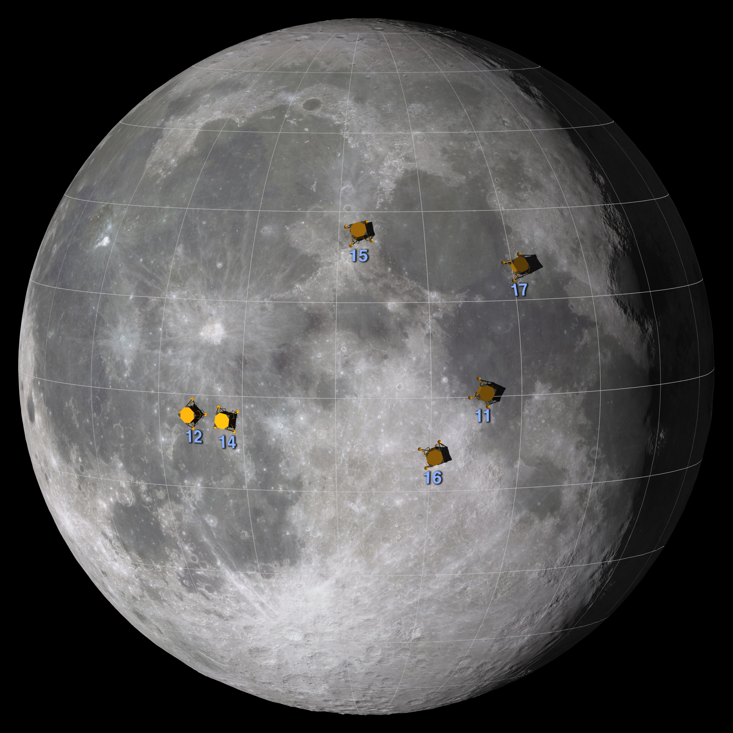 Apollo Landings By Nasa متى كان هبوط اول رجل على سطح القمر شهناز صالح